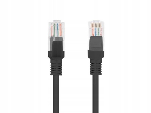 PATCHCORD CAT.5E UTP 1,5M BLACK FLUKE POŠLENÝ