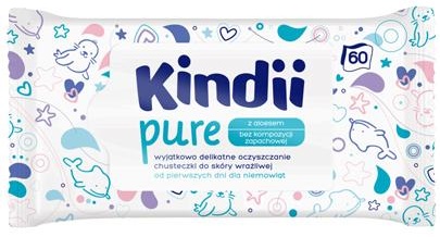 KINDII Extra Soft detské obrúsky 60 ks