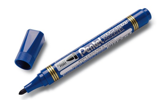 PERMANENTNÝ POPISOVAČ Pentel N850 ROUND BLUE