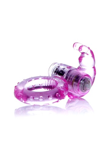 Prsteň - Rabbit Vibro CockRing Pink