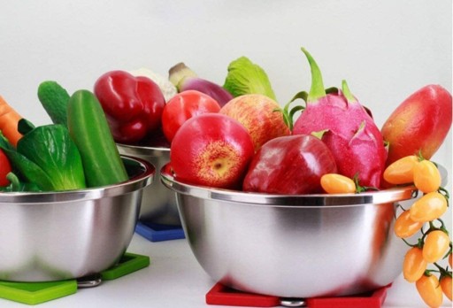 OCELOVÁ MISKA 18 CM MALÝ PEVNÝ GASTRONOMICKÝ KUCHYŇSKÝ NEREZ