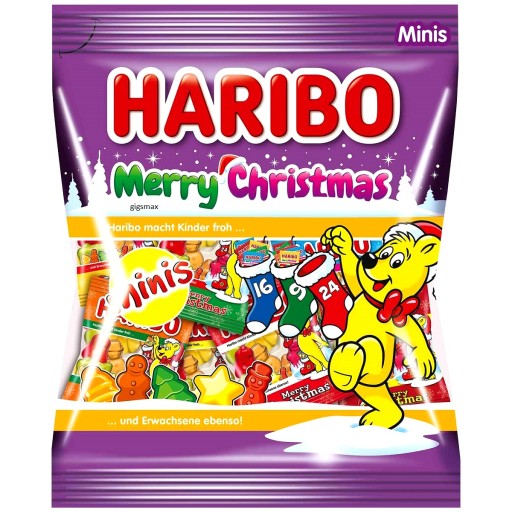 HARIBO VESELÉ VIANOCE Ovocné želé 250 g DE