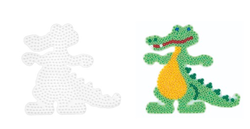 Hama Midi Beads prestieranie 259 Krokodíl