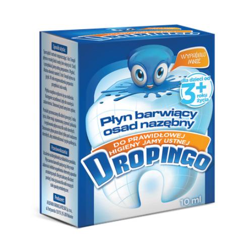 DROPINGO kvapalina na farbenie zubného plaku - 10 ml