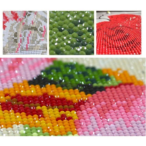 Diamantová maľba Diamantová vyšívacia mozaika Set 5D Stojan 21x25 cm