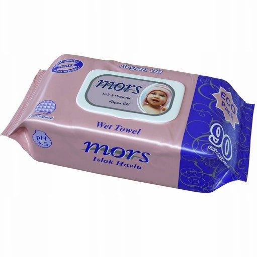 MORS hydratačné obrúsky PRE DETI A90*ARGAN