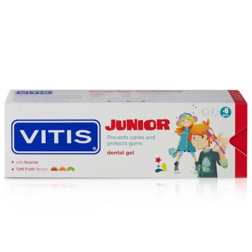 VITIS JUNIOR detská zubná pasta gél 75ml