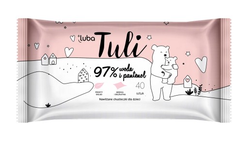 Luba Tuli Panthenol a vlhčené obrúsky 40 ks.