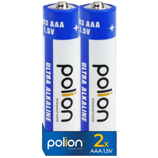 2x Polion AAA / 1,5V LR03 Ultra Alkaline batérie do diaľkového ovládača 2 ks
