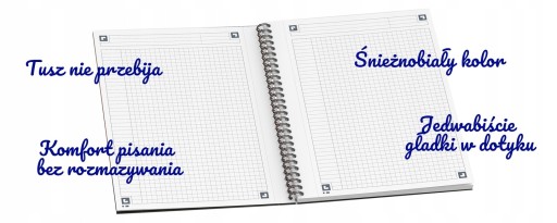SÚPRAVA OXFORD NOTEBOOK A5 SADA PAPIERA DO NOTEBOOKU