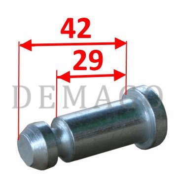 Čapová náprava páka-třmen fi 16 x 53 mm DF25, DF20, PT25 Lema