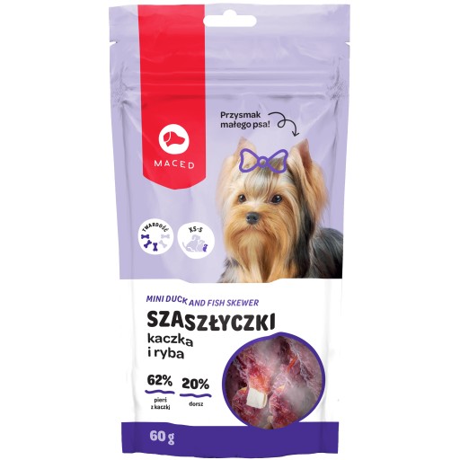 RYBIE PRSTY S KAČAČOU MACED pochúťka pre psa 60g