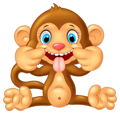 NÁLEPKA NA OKENNÝ SKLENENÝ NÁBYTOK ZRKADLO MONKEY MONKEY