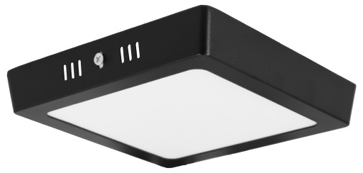Prisadený LED panel 6W, neblikavý, CCD, štvorcový, silný, neutrálny
