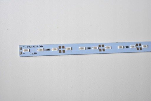 Pevný LED pás 5730 4,8W 12V ZÁVOD 4:1 hliník 0,5m