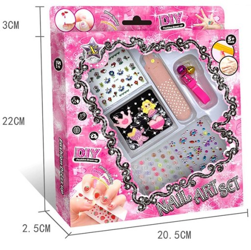 CREATIVE NAIL BEAUTY SET + NÁLEPKY