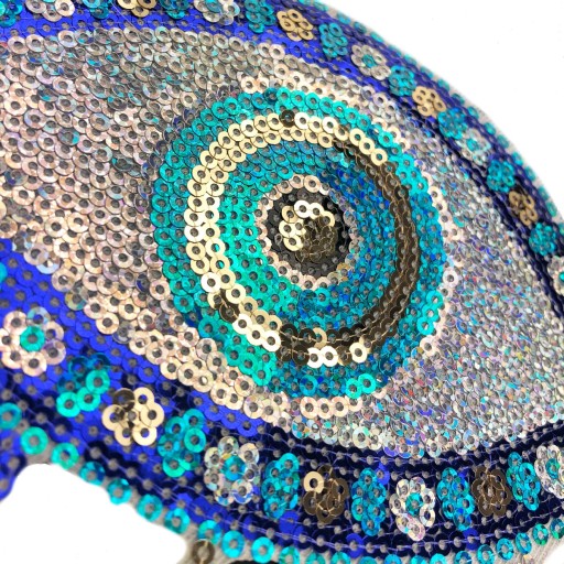 Nažehľovacia termo náplasť sequin Eye