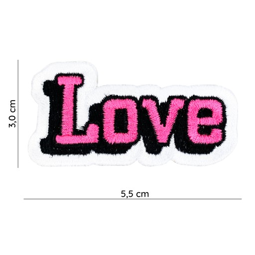 Nášivka TERMO, nažehľovací nápis Love