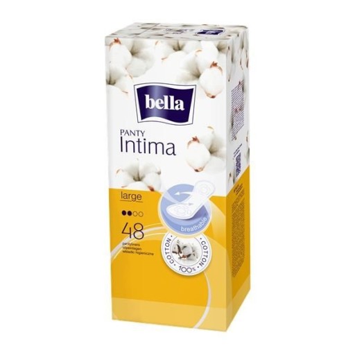 BELLA PANTY INTIMA VEĽKÉ VLOŽKY 100% bavlna 48 ks