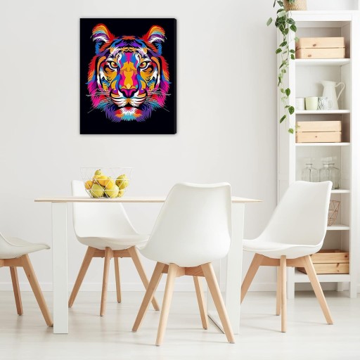 Diamond Painting Nová séria 5D zvieracích obrázkov diamantová výšivka lev tiger