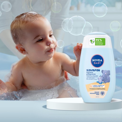 NIVEA BABY šampón jemná starostlivosť 200 ml