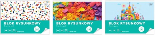 INTERPRINT VÝKRESOVÝ BLOK A4 20 listov biely x3