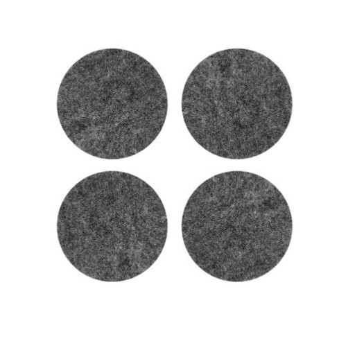 Plstené podložky fi 40mm 4 ks. šedá Vorstahlová