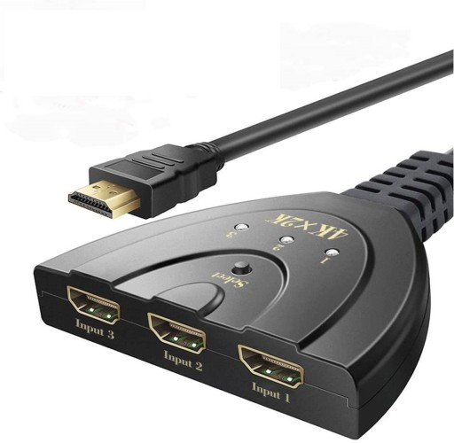 SWITCH 3-v-1 HDMI Splitter 3D 4K 2K HDCP Wwa