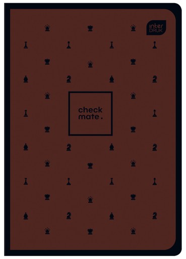 Zápisník A5/60k, Soft Touch line, Šach, Interprint