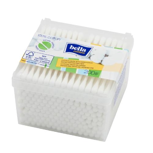 BELLA COTTON Papierové tyčinky, 200 ks.