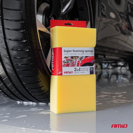 AMiO Špongia na umývanie auta, mäkká, super penová AMIO-03842