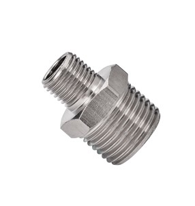 Redukčná vsuvka 1/8 x 1/4 mosadzná redukčná vsuvka