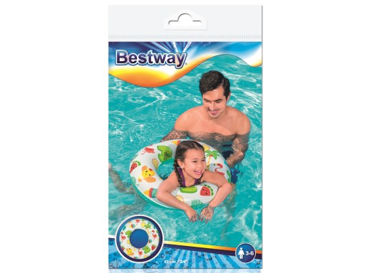 Nafukovací kruh na plávanie 61 cm Bestway 36014