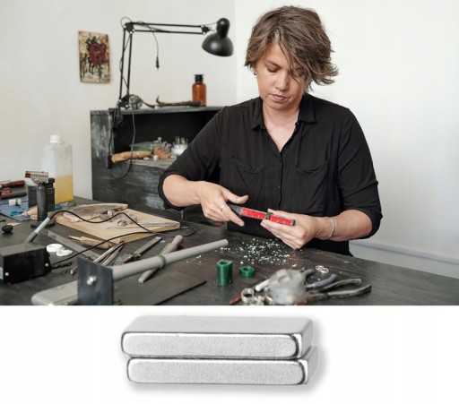 NEODYMOVÉ MAGNETY 10 KS, PLOCHÉ, VEĽMI PEVNÉ