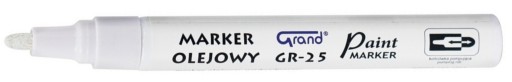 OLEJOVÝ ZNAČOVAČ GR-25 1,8-2,8 MM BIELE GRAND