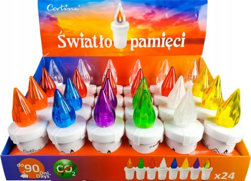 CORTINA LED VLOŽKA SVIEČKY 10,5 cm DO 90 DNÍ + BATÉRIE ZDARMA