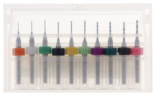 10ks x MINI MALÉ VRTAČKY 0,30-1,20 mm KARBIDOVÉ DPS ŠIROKÉ MODELOVANIE