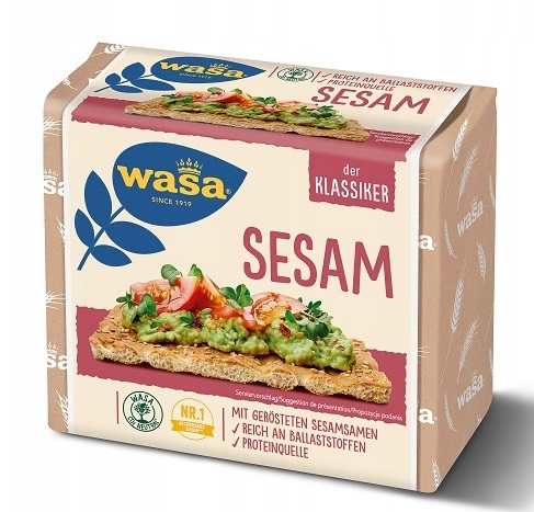 KURZOVÝ CHLIEB SO SEZAMOVÝMI SEMIENKAMI Wasa 200G