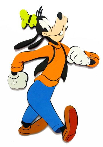 DISNEY DEKORÁCIA NA STENU - GOOFY MAL