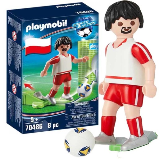 PLAYMOBIL 70486 národný futbalový hráč