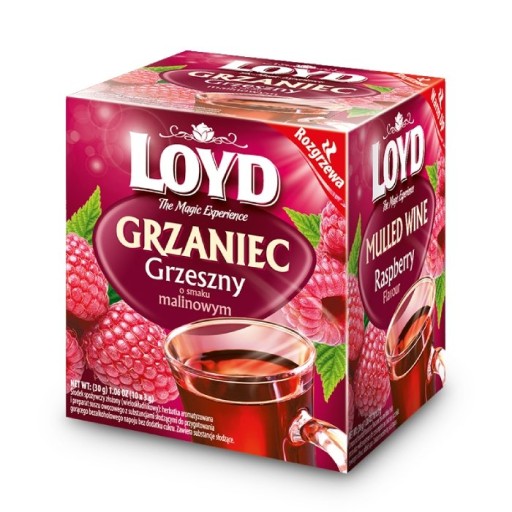 Loyd Grzaniec Grzeszny malinový čaj 10x3g