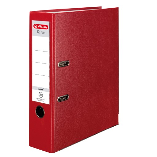 HERLITZ Q.FILE Zakladač zakladač A4 8CM ŠIROKÝ ČER