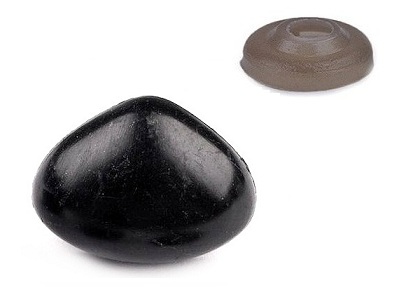 Upínací nos pre maskotov 15 x 20 mm čierny