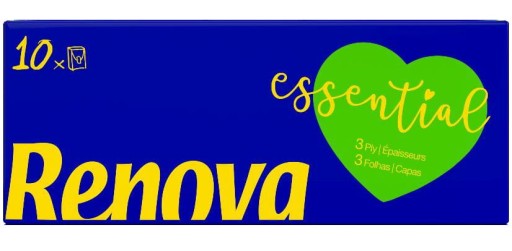 Renova Essential vreckové obrúsky 10x9