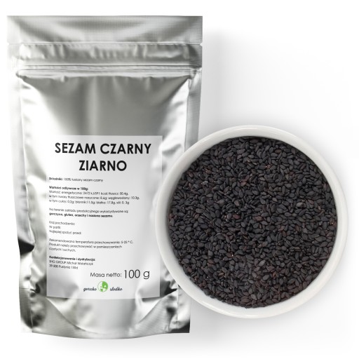 ČIERNY SEZAM, lúpaný, na sushi, 100g