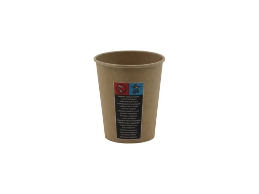 Papierové poháre 200/250ml EKO KRAFT 100ks Káva (na ďalší predaj)