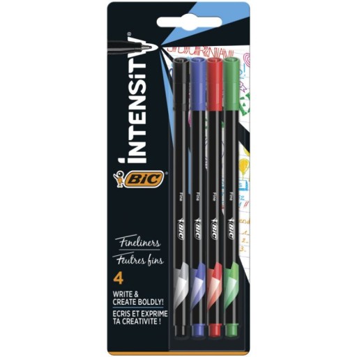 BIC INTENSITY JEMNÁ POVRCHOVÁ ÚPRAVA 0,4MM 4 FARBY MIX