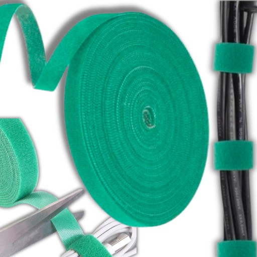 VELCRO PÁSKA VELCRO BAND ORGANIZÁTOR KÁBLOV NA REZANIE - 5 METROV