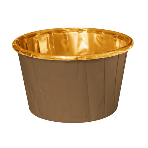 MUFFIN LINERS formičky na košíčky DECORATIONS narodeninové hnedé 20 ks