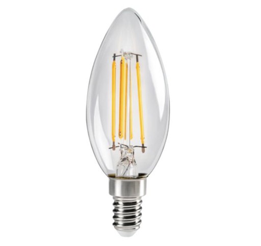 LED žiarovka E14 Filament 6W Edison Decorative C35